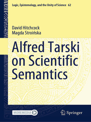 cover image of Alfred Tarski on Scientific Semantics